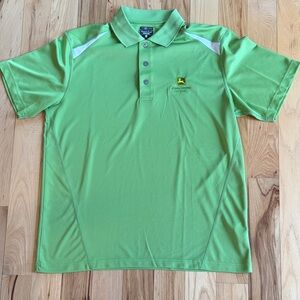 John Deere Green Polo Shirt
